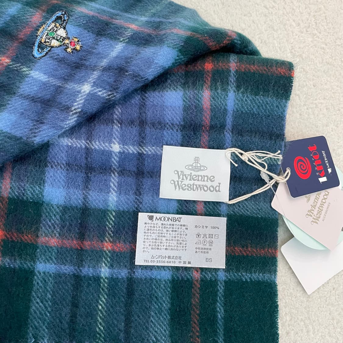 (새상품)비비안웨스트우드 캐시미어 머플러 상품이미지8