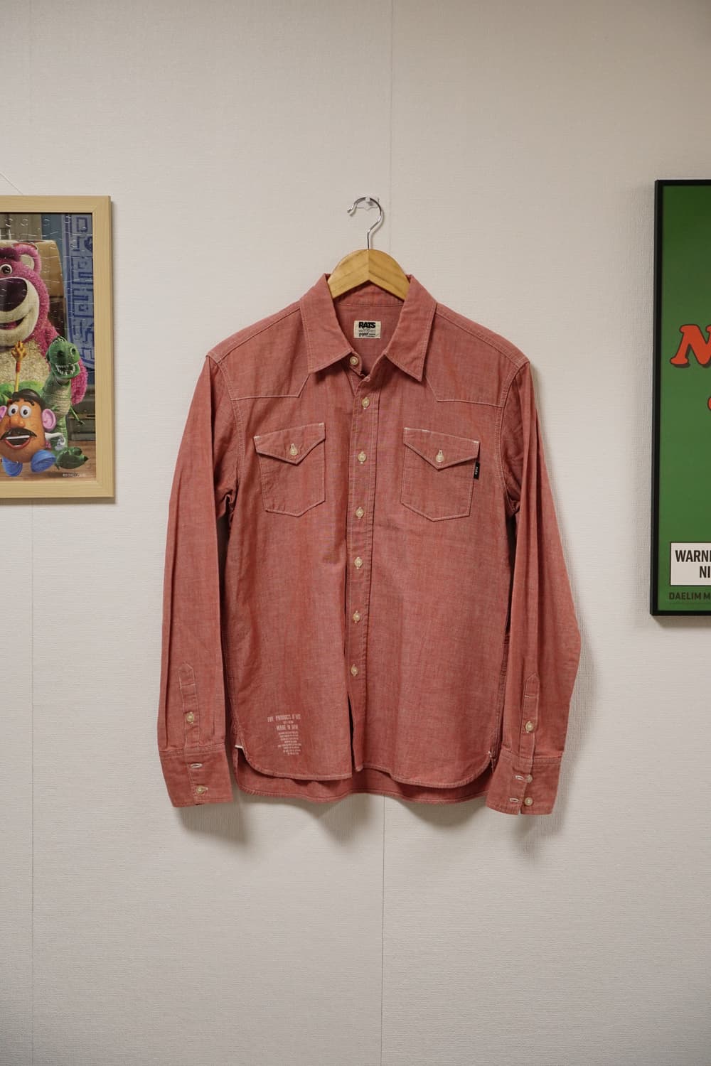 RATS 웨스턴 샴브레이 셔츠 상품이미지1