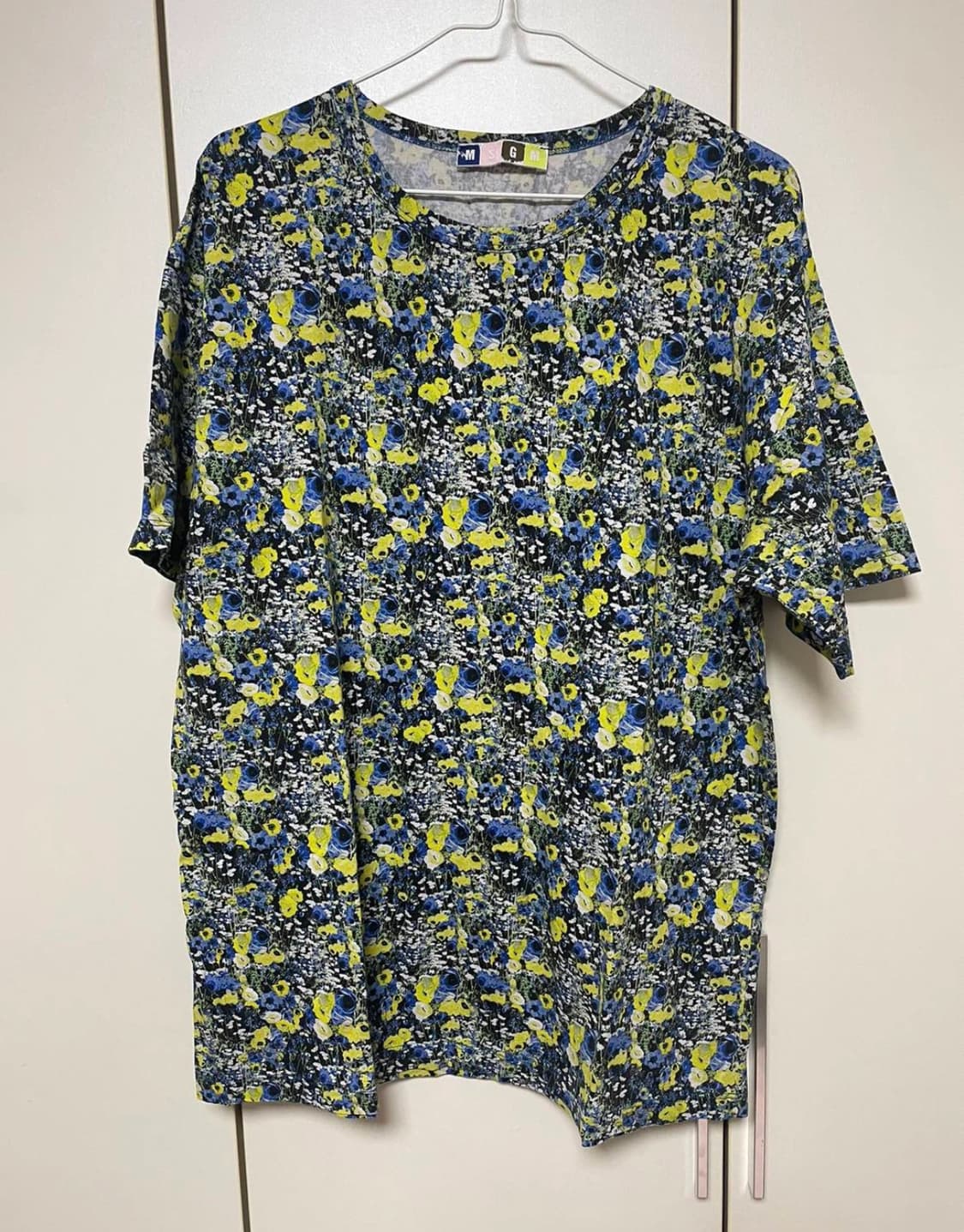MSGM 플라워 프린트 티셔츠 M 사이즈 상품이미지1