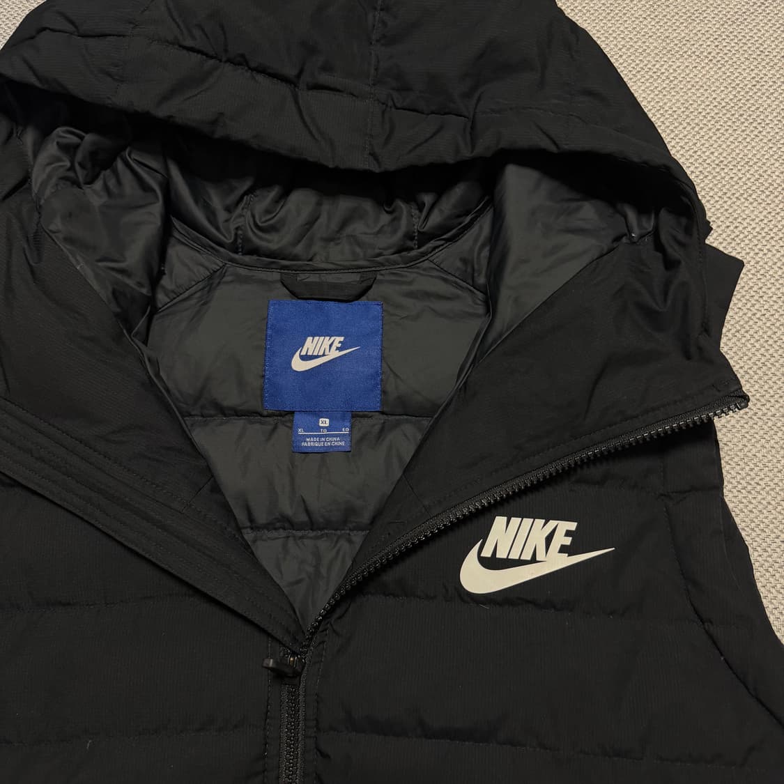 나이키 스몰로고 경량패딩 조끼 상품이미지2