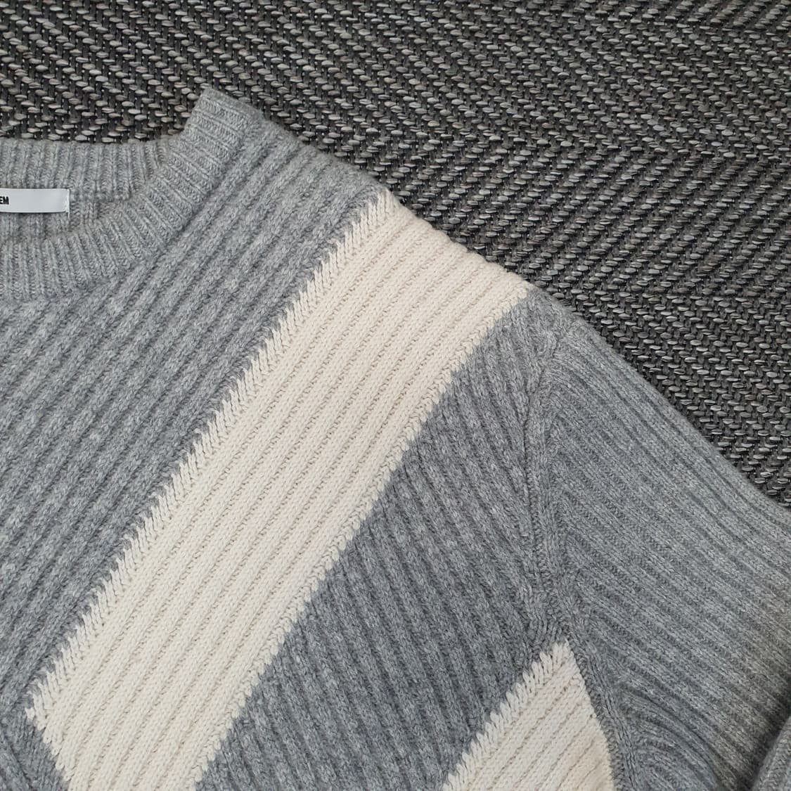 한섬 시스템 울 캐시미어 니트 남자110~115 상품이미지3