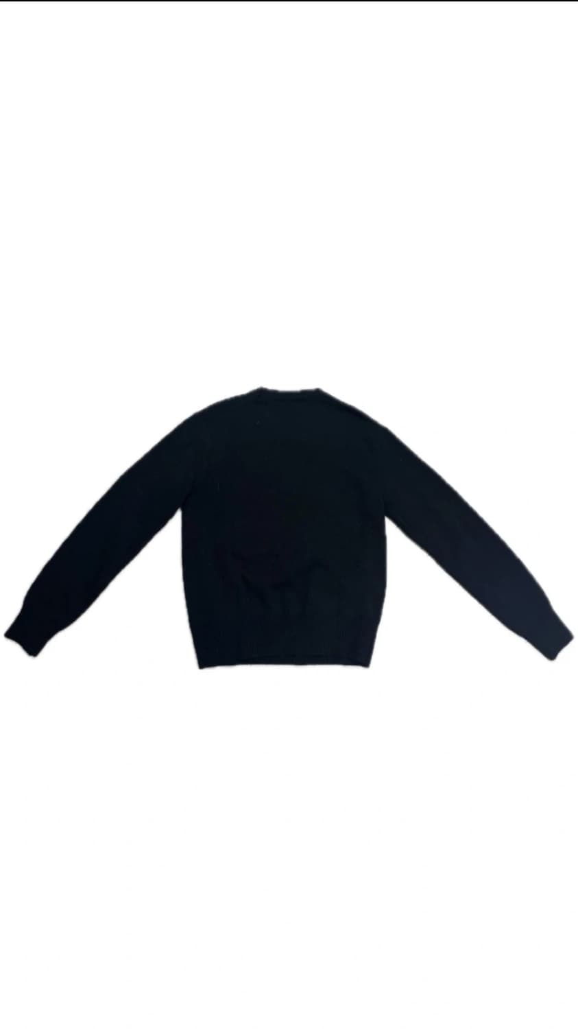 메종키츠네 빅폭스 블랙 니트 M사이즈 상품이미지2