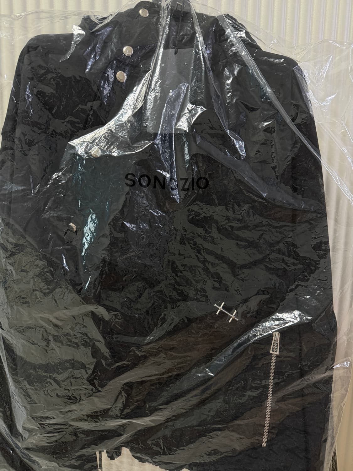 [새상품] 송지오 옴므 엘리엇 에밀 어설트 아노락 블랙 48 상품이미지4