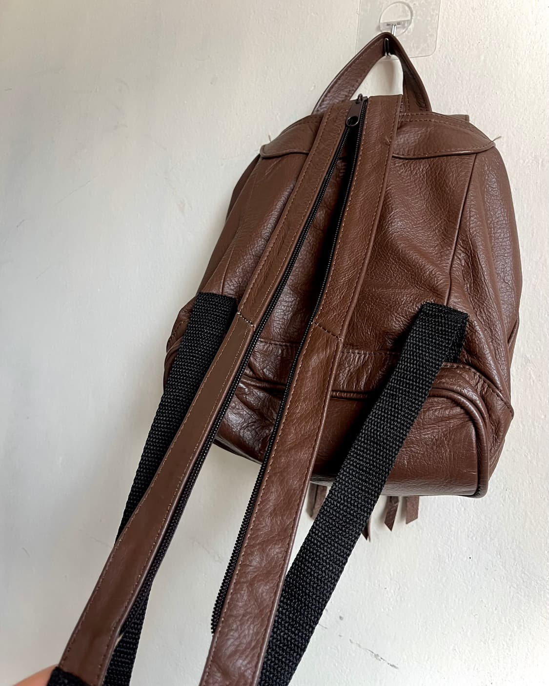 1980-90s Sercal Leather Fringe 2-Way Bag 상품이미지9