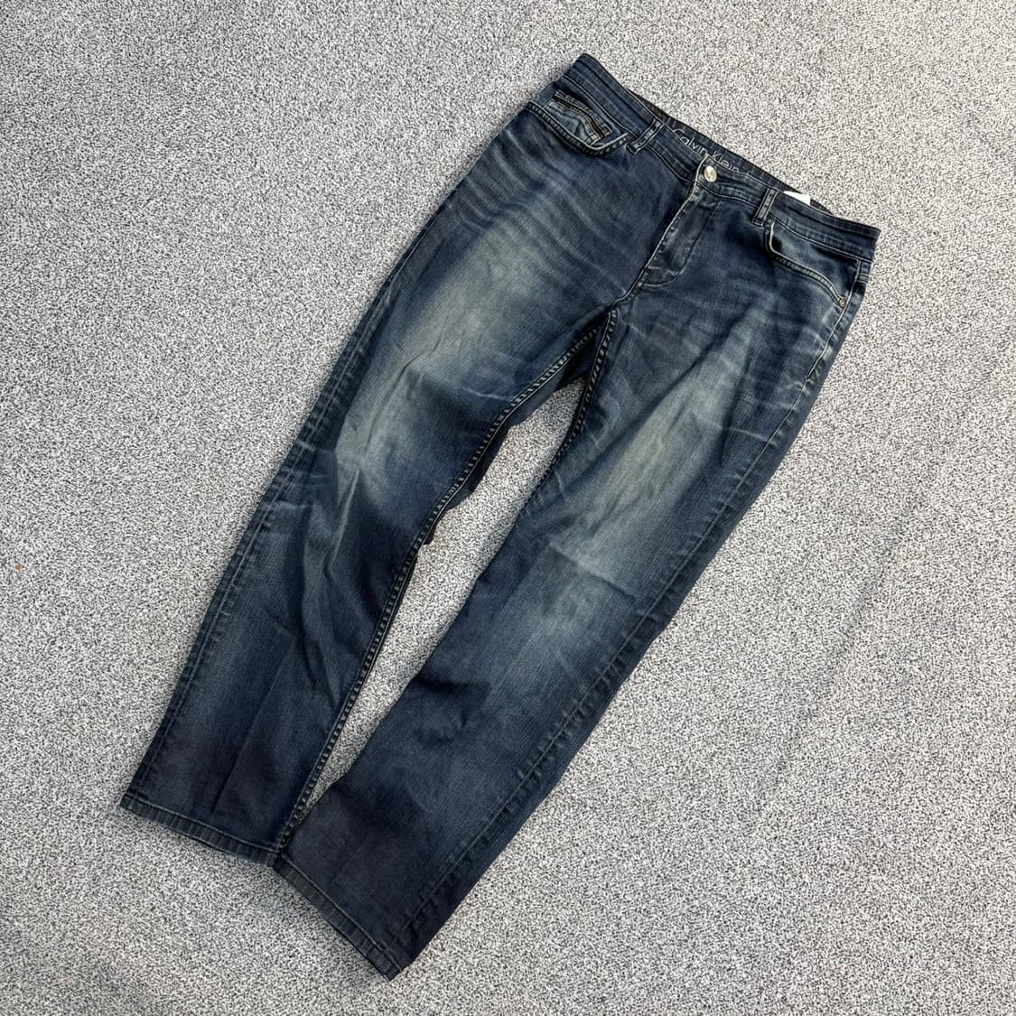 W34L32 캘빈클라인 워싱 데님팬츠 0409J 상품이미지1