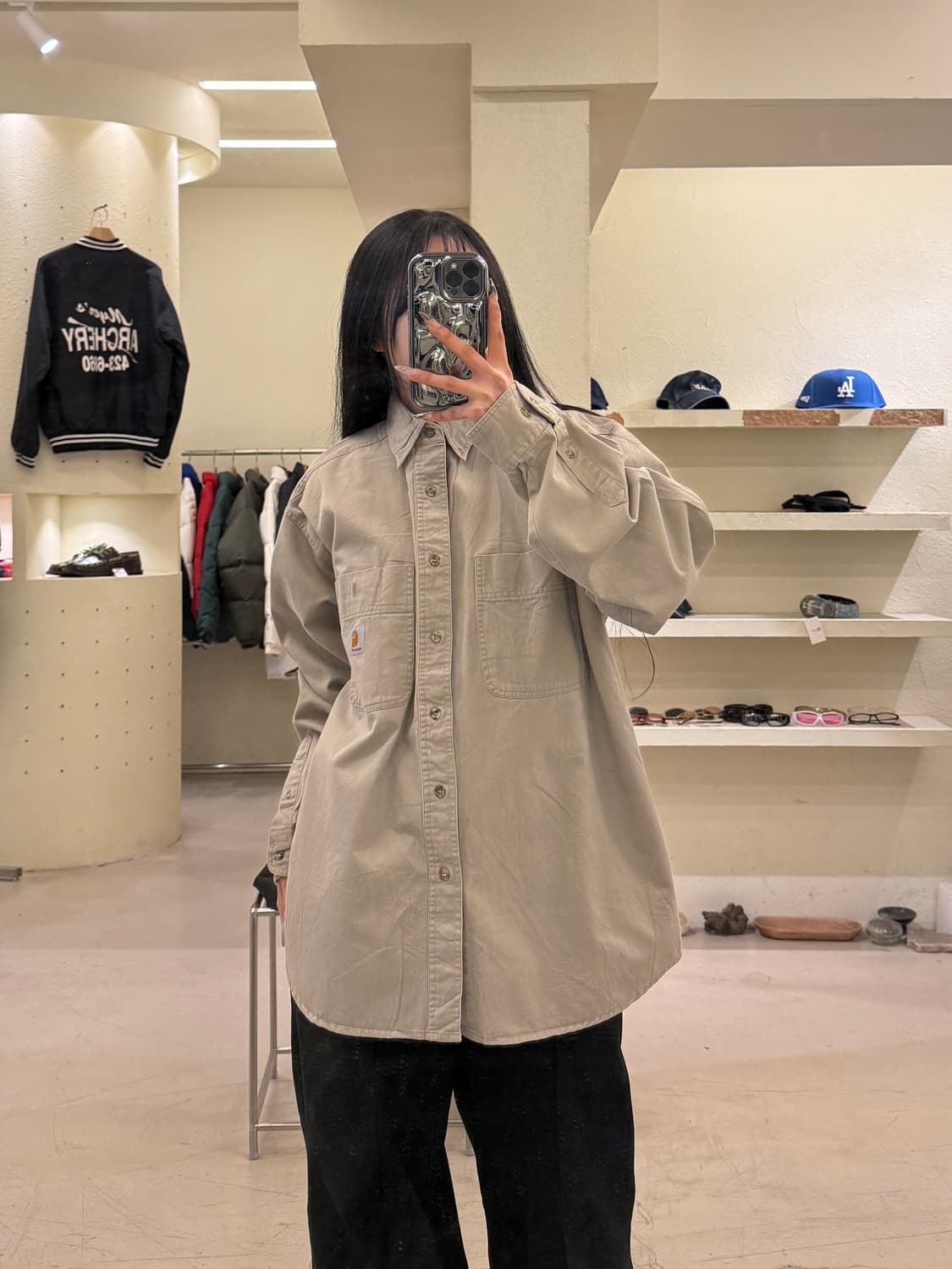 칼하트 투포켓 워크 셔츠 U1021 상품이미지1