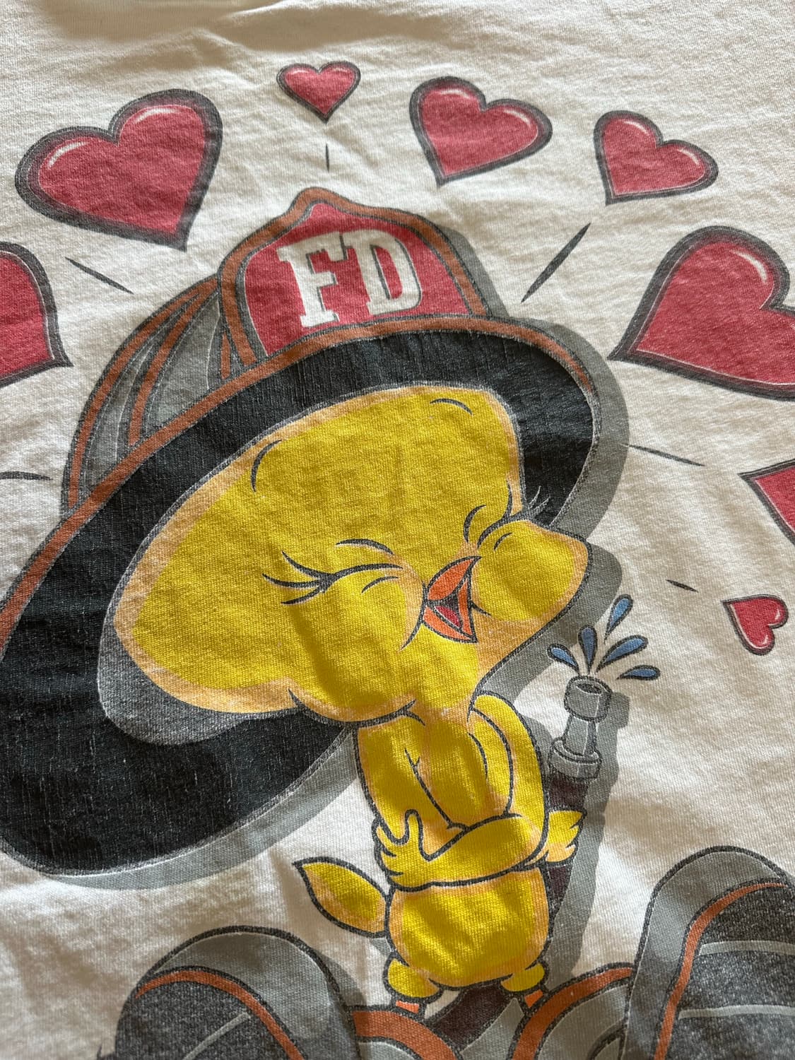 90s Looney Tunes "Love a Firefighter  상품이미지3