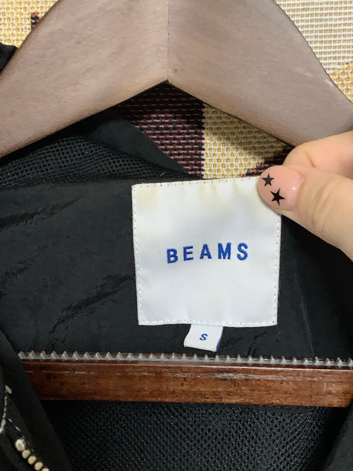 빔즈 스티치 후드 나일론 자켓 S 상품이미지3