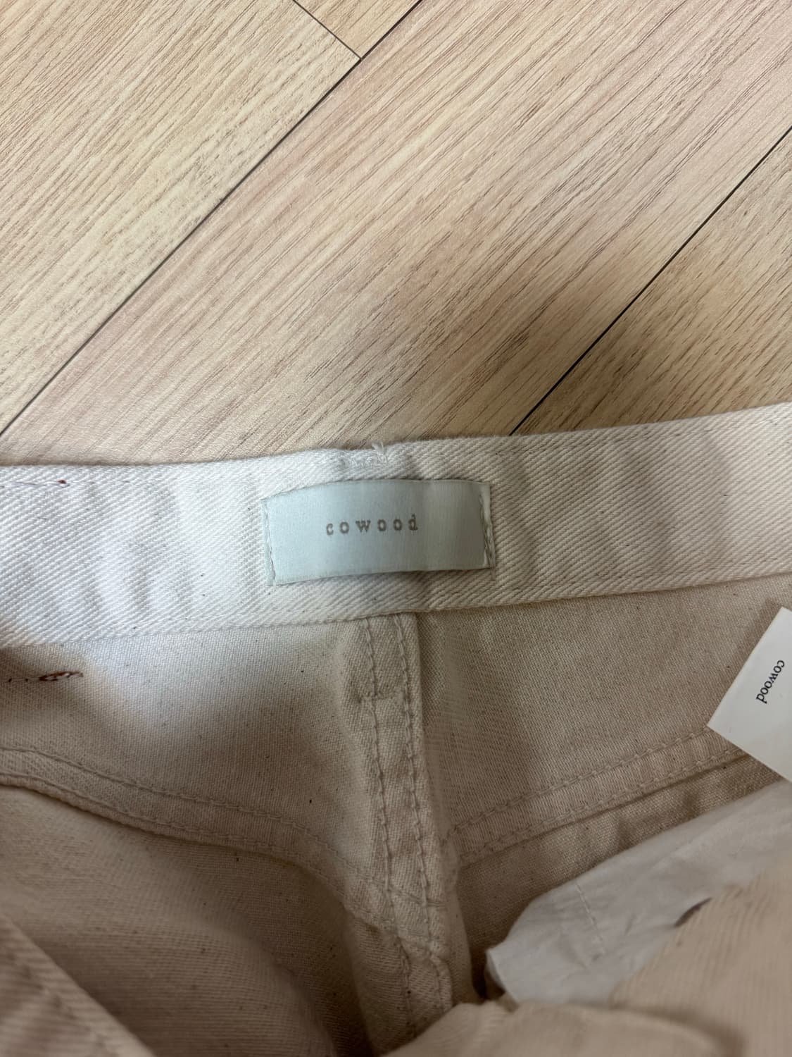블루브릭 코우드 아이보리 데님 팬츠 S 상품이미지4