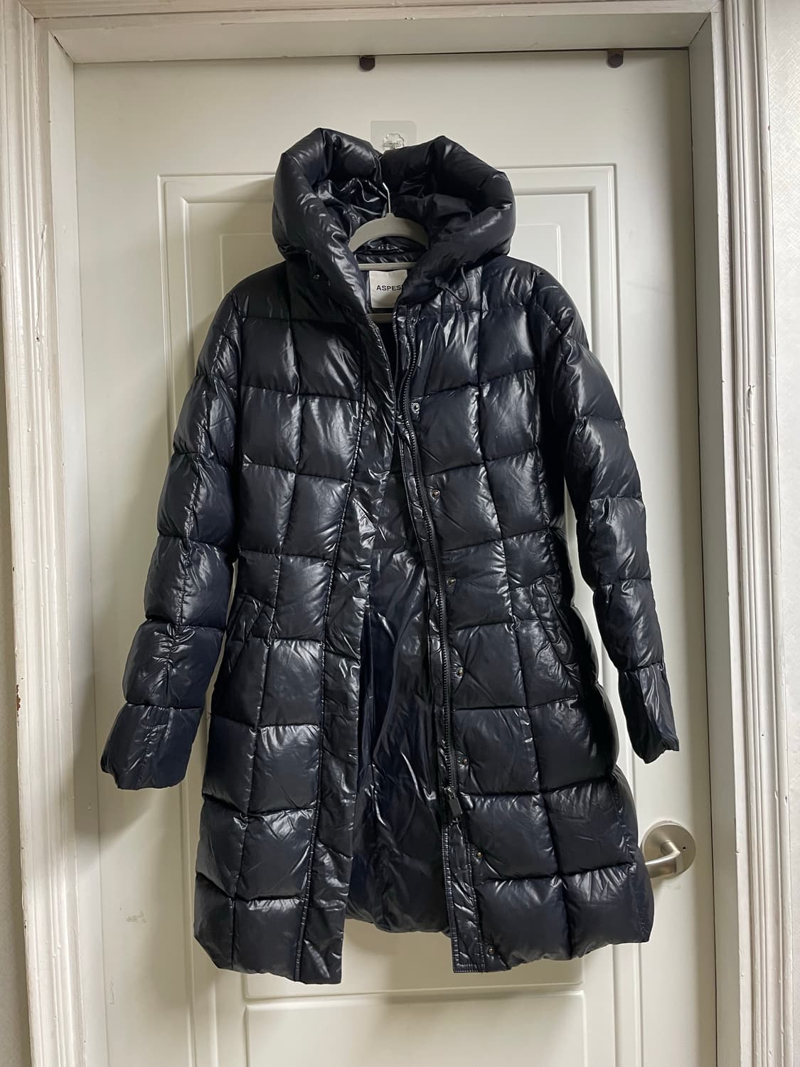 아스페시 ASPESI 유광 구스다운 롱패딩 상품이미지1