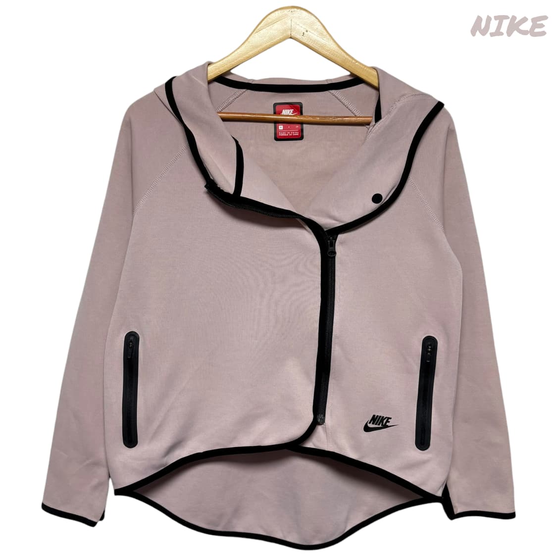 3865 나이키 여성 핑크 테크팩 후드집업 상품이미지1