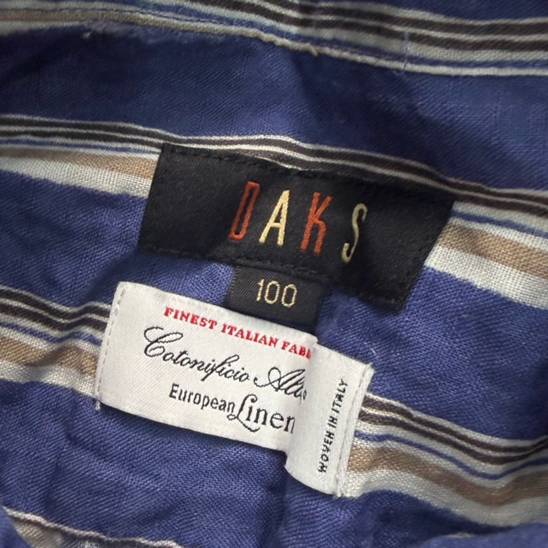 100 닥스 린넨 셔츠 상품이미지3