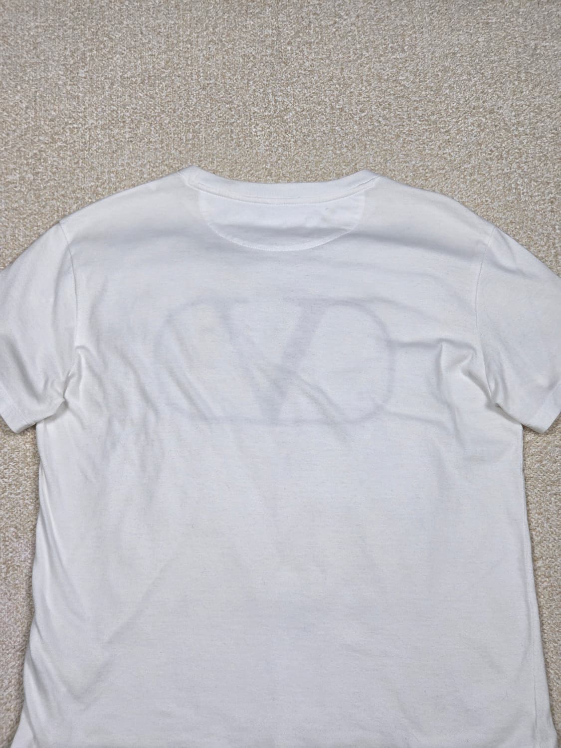 [발렌티노] 브이로고 튤 오버레이 크루넥 반팔 티셔츠 | S00126 상품이미지7