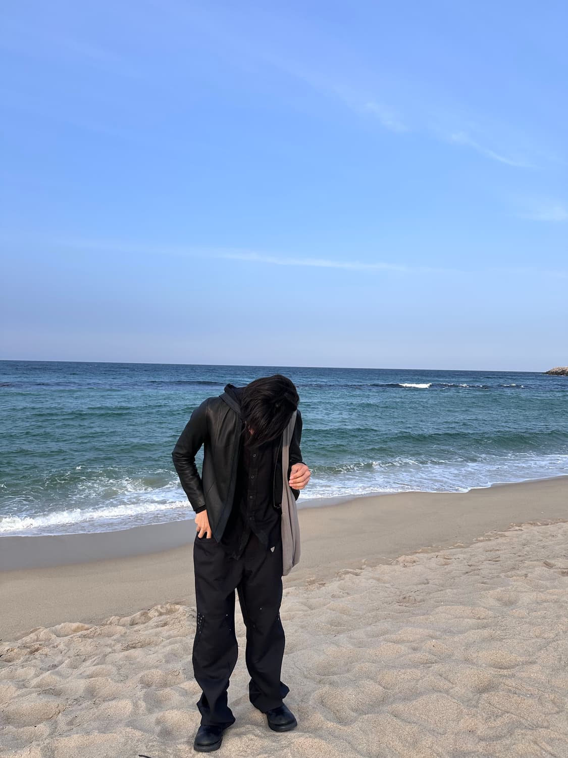 theory leather hoodie 상품이미지1