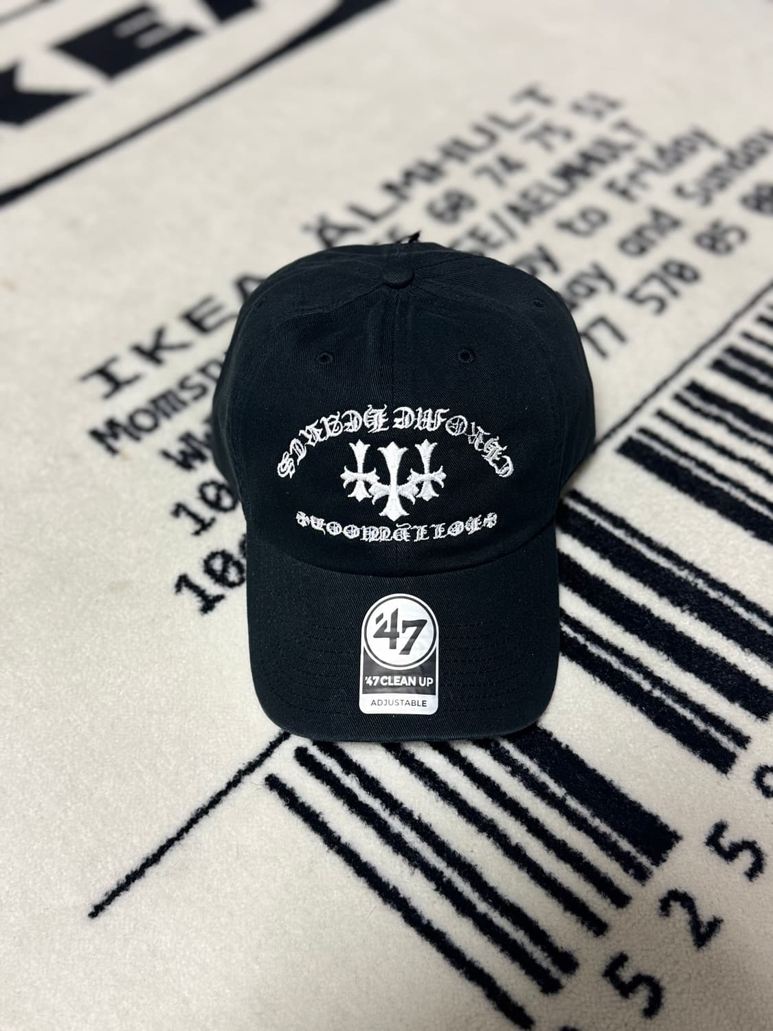 Nptsss 크롬하츠 로고 세메터리 블랙 상품이미지1