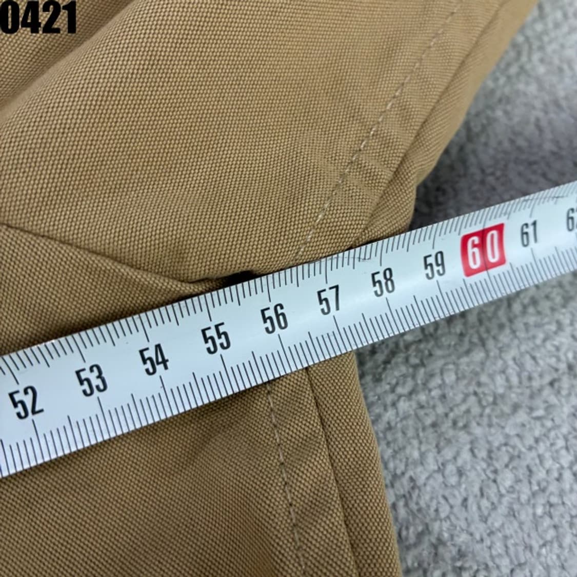 아베크롬비 카키색 면 자켓 m 상품이미지4