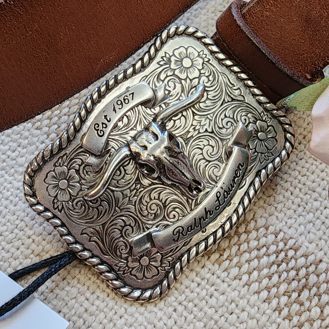 폴로 진스 메탈 버클 레더 벨트 32 상품이미지6