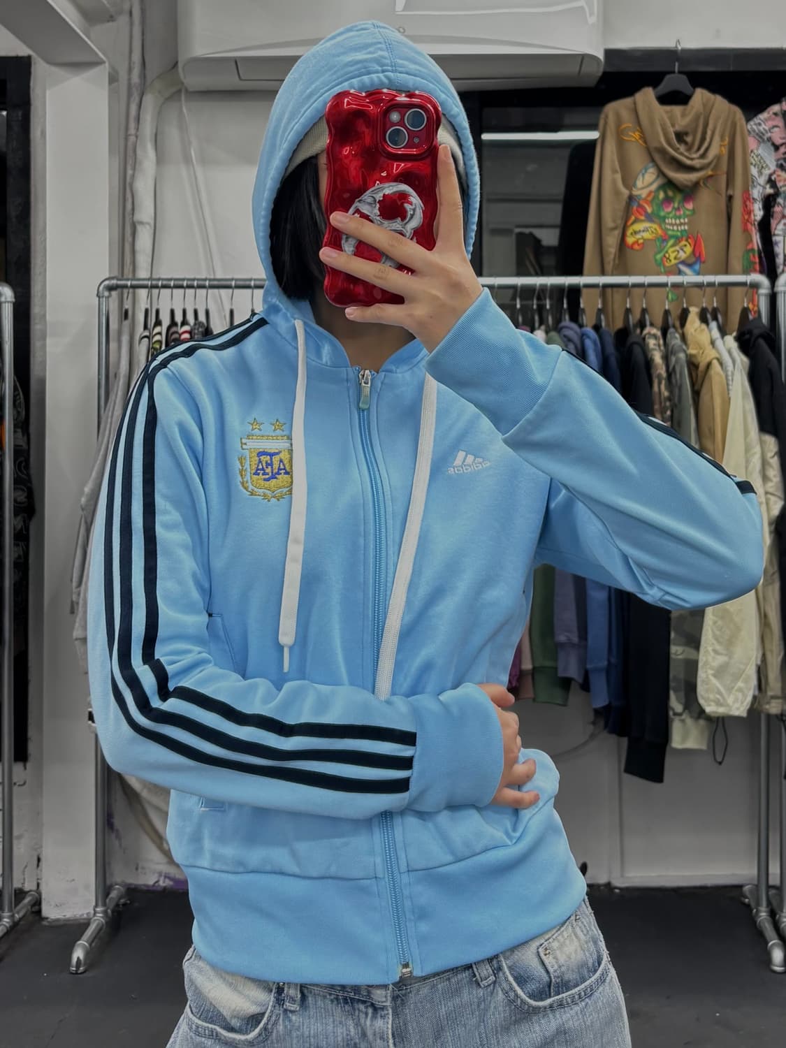 아디다스 아르헨티나 후드집업 상품이미지3