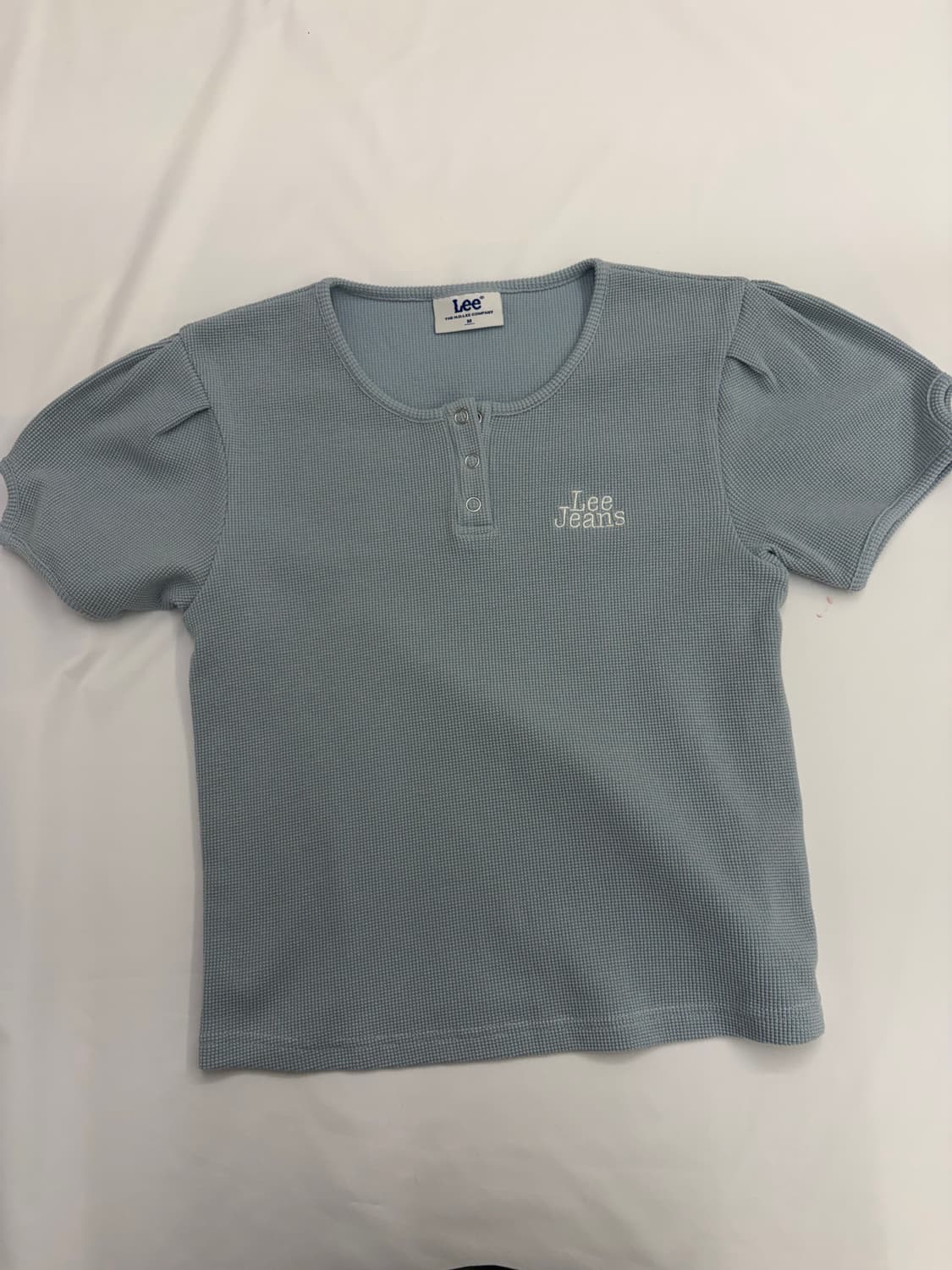 [M] Lee 반팔 와플 헨리넥 티셔츠 상품이미지5
