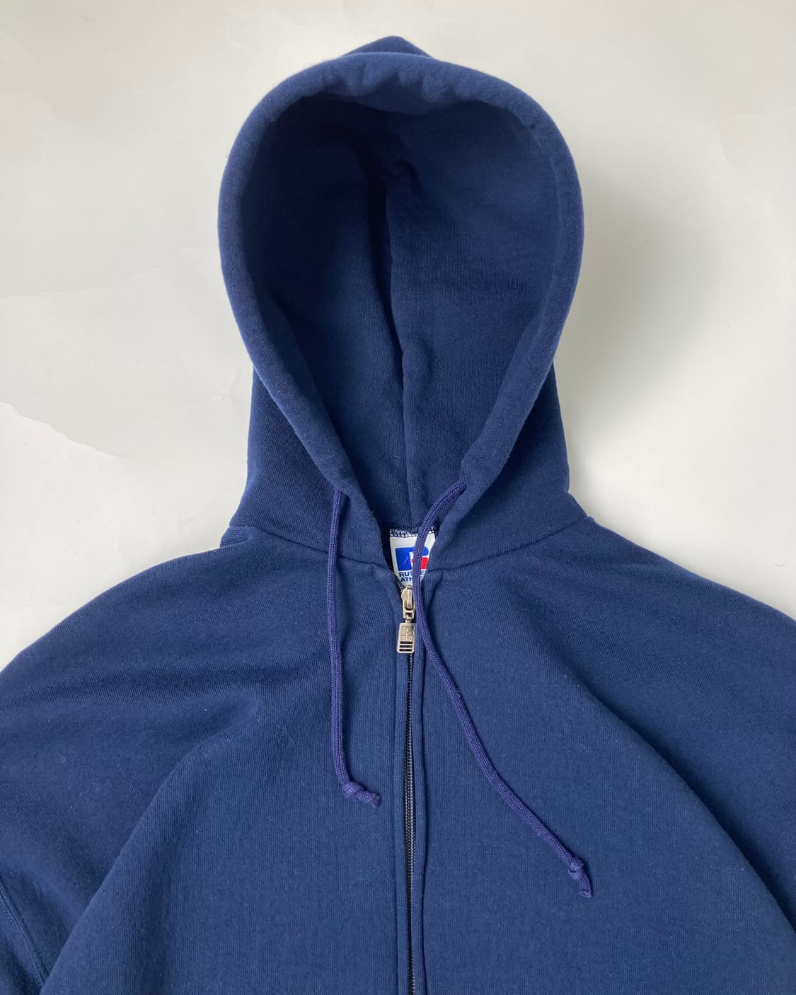 90s Russell Zip Up Hoodie (navy) 상품이미지6