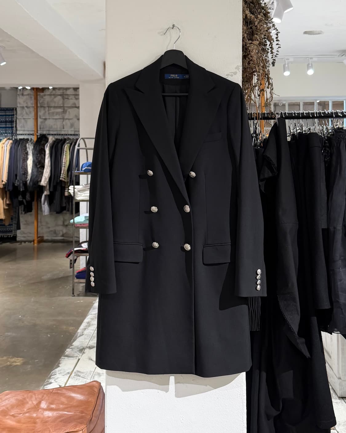 폴로 랄프로렌 블랙 더블 브레스티드 자켓 상품이미지1