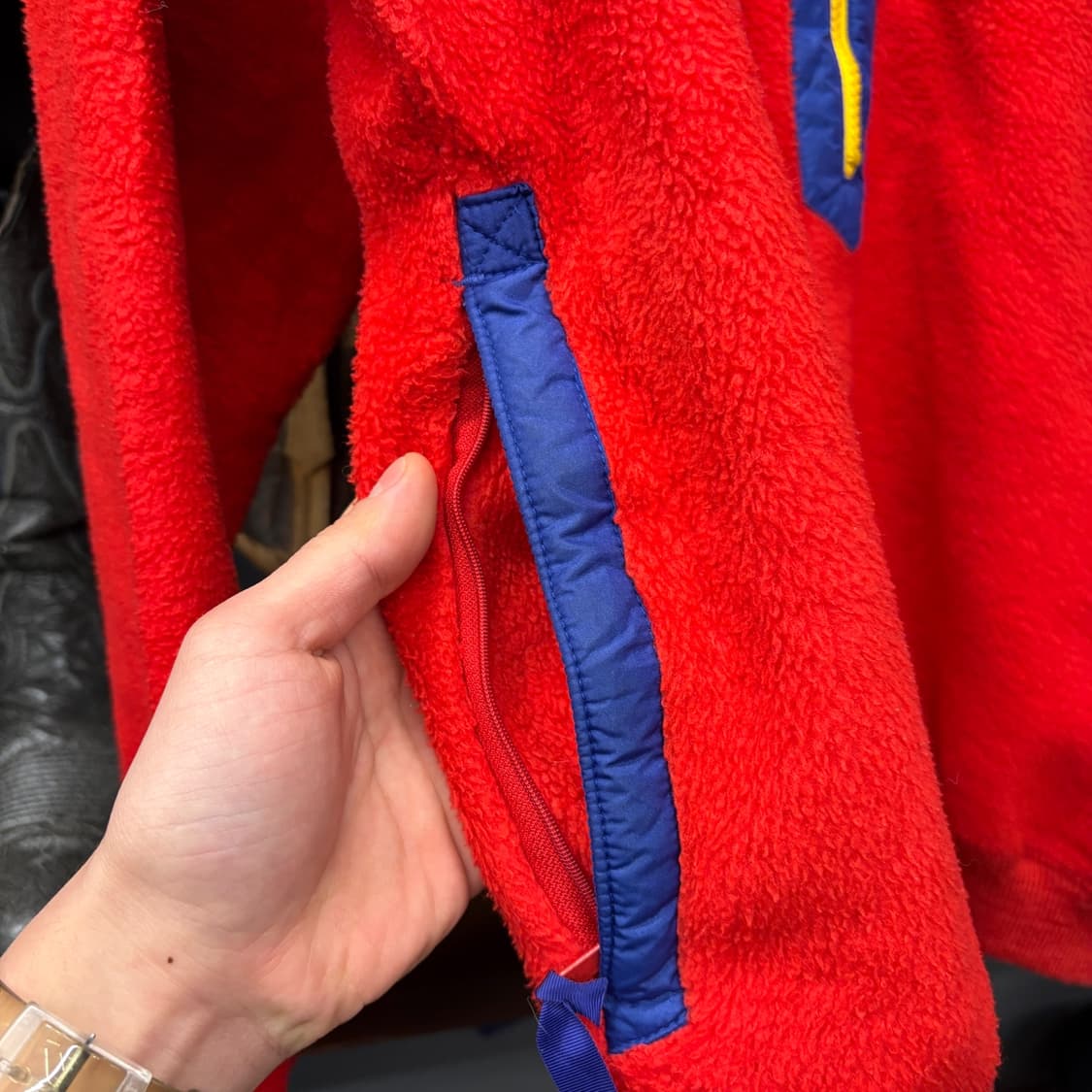 80s 파타고니아 오리지널 신칠라 스냅-T 플리스 하프집업 N668 상품이미지6