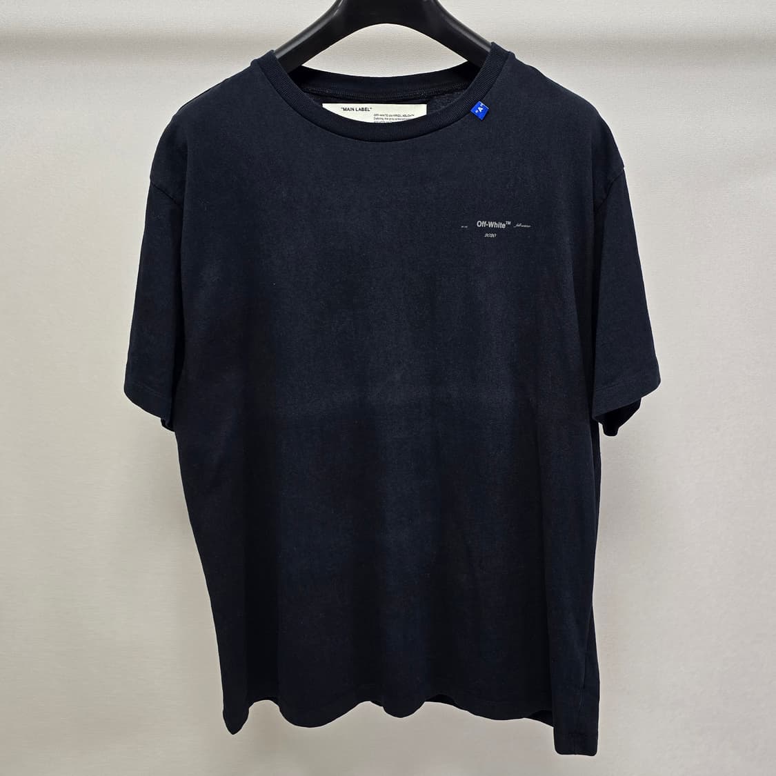 오프화이트 백로고 반팔 티셔츠 s사이즈 105 110 판매 상품이미지2