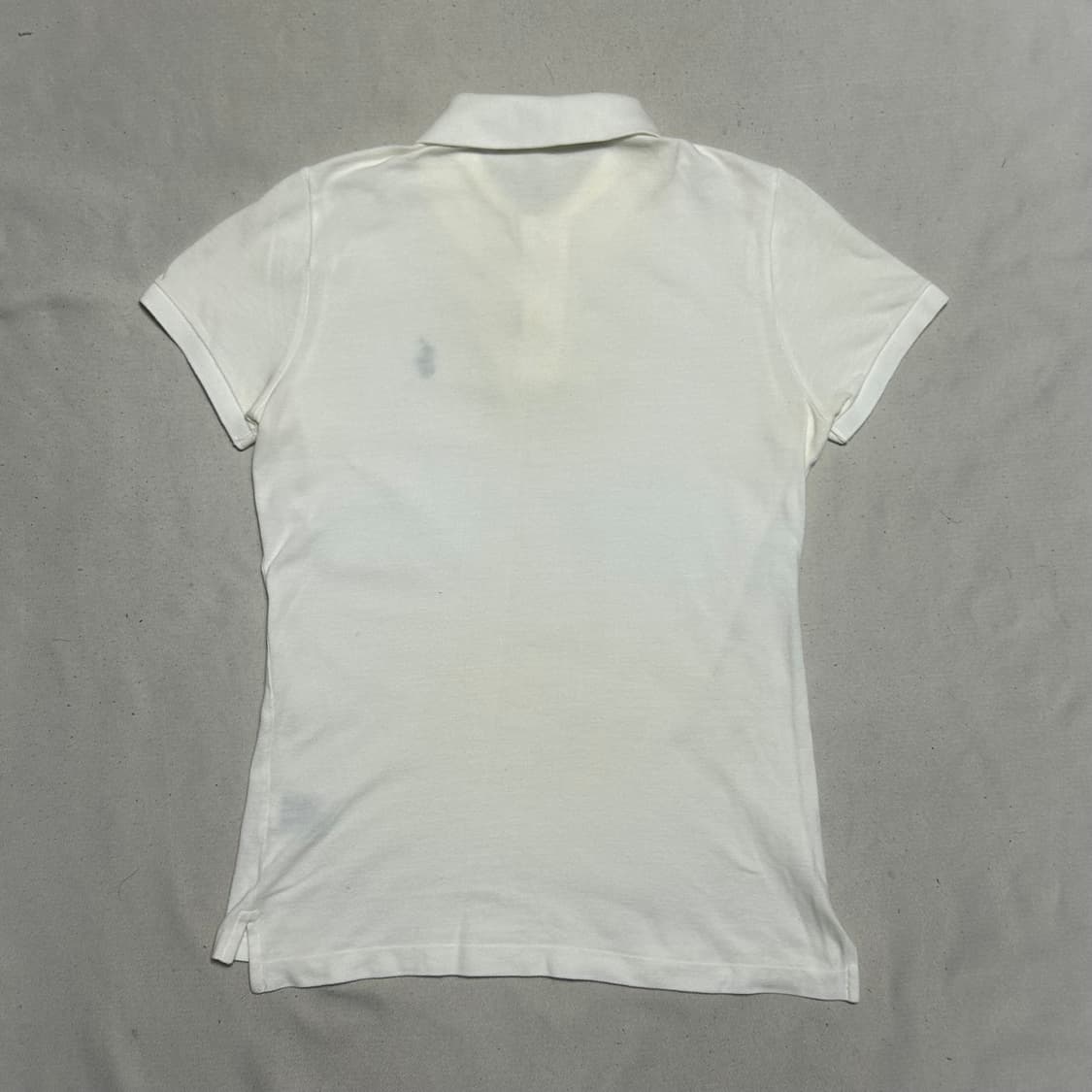 M 폴로랄프로렌 여성용 화이트 카라 반팔티  상품이미지3
