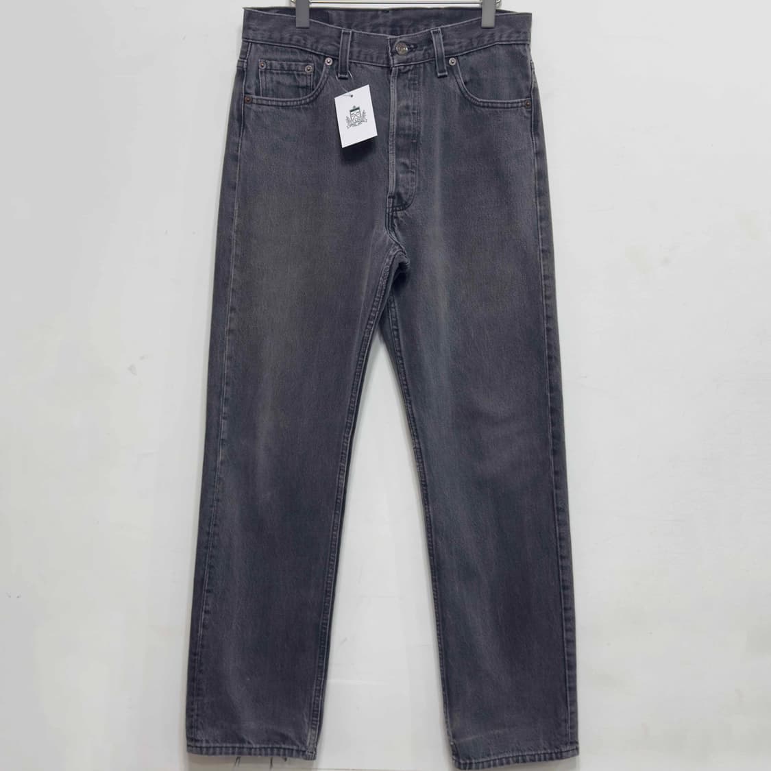 90s 리바이스 501 흑청 데님팬츠 W30 L30 상품이미지1