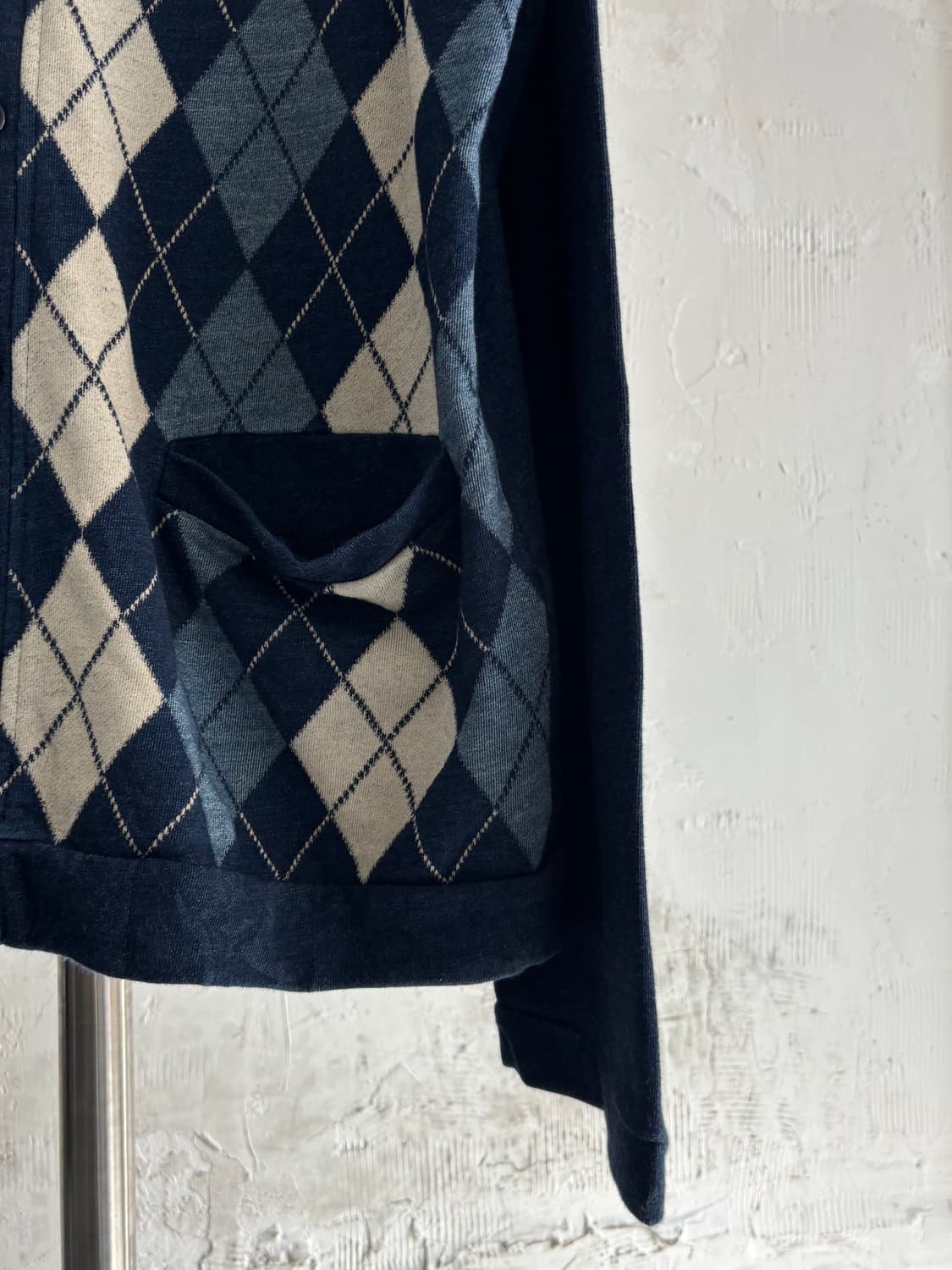 Blue Blue 블루블루 아가일 가디건 상품이미지6