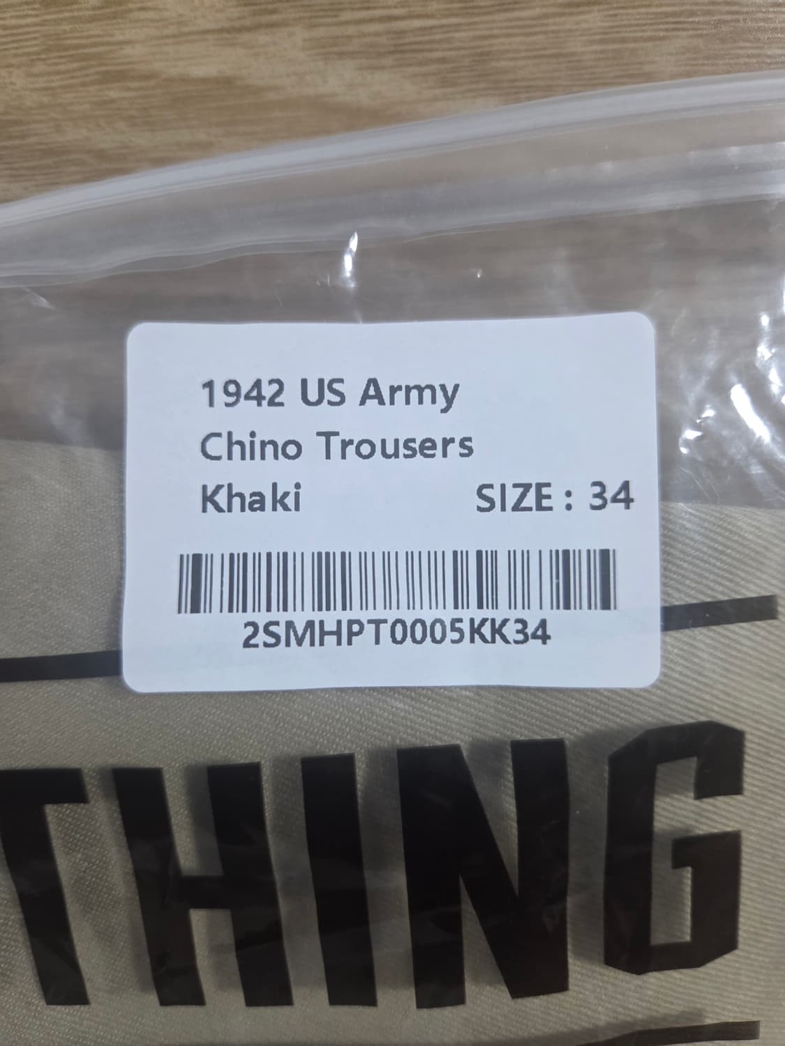 브론슨 1942 US Army Chino Trousers Khaki 상품이미지4