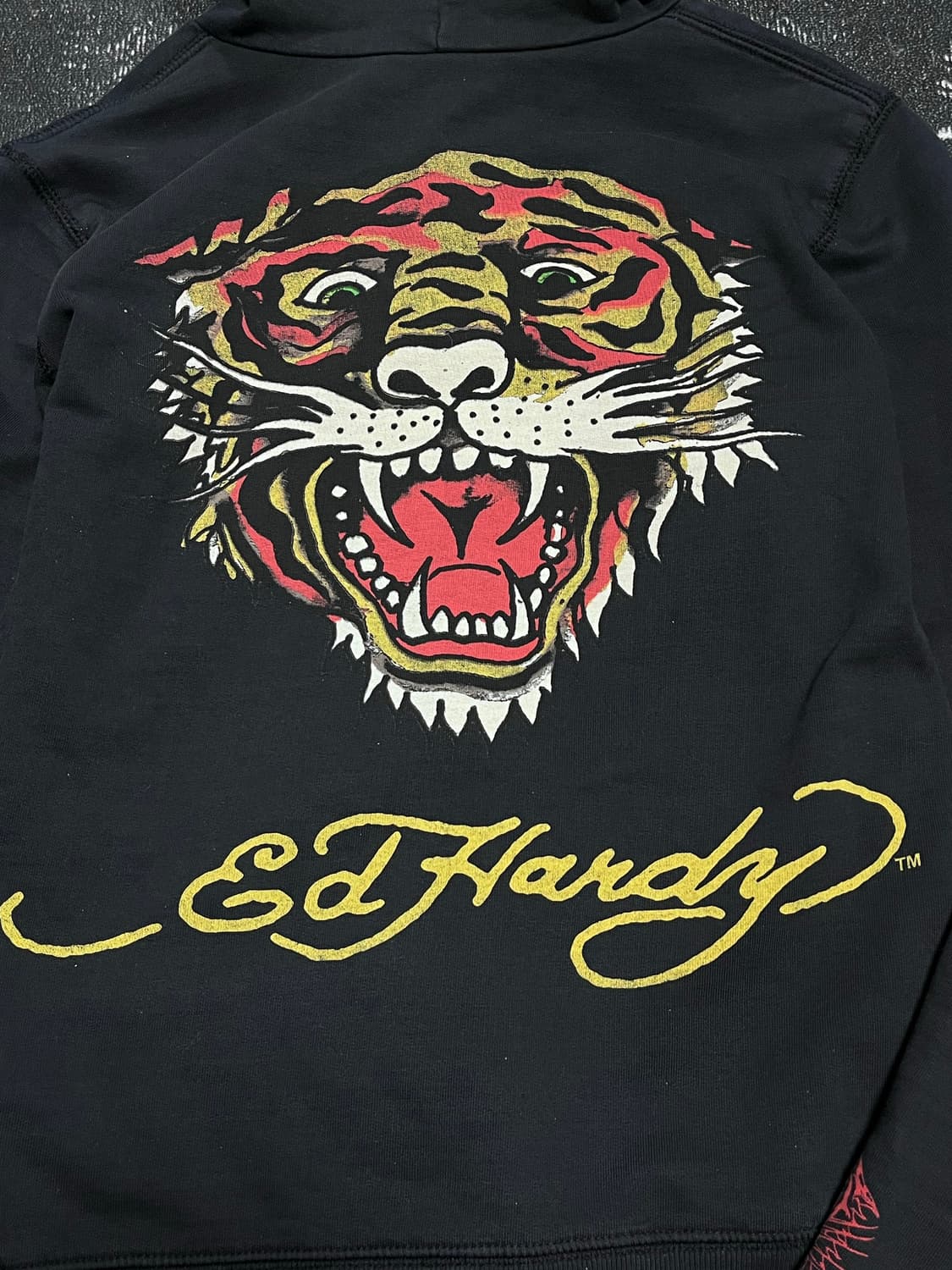 00's Ed Hardy y2k Tattoo Hooded Zip-Up S 상품이미지7