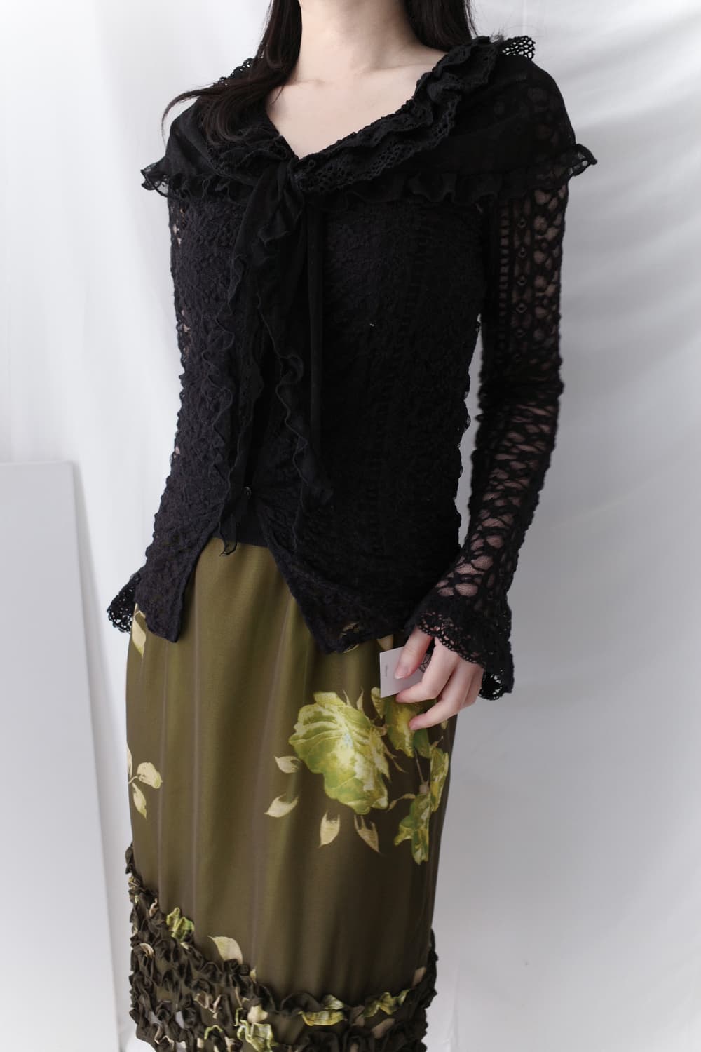 lace frill cardigun 상품이미지6