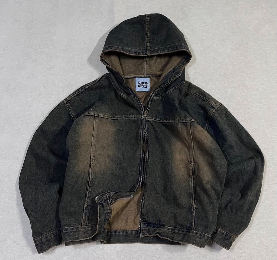 빈티지 흑청 워크자켓 상품이미지1