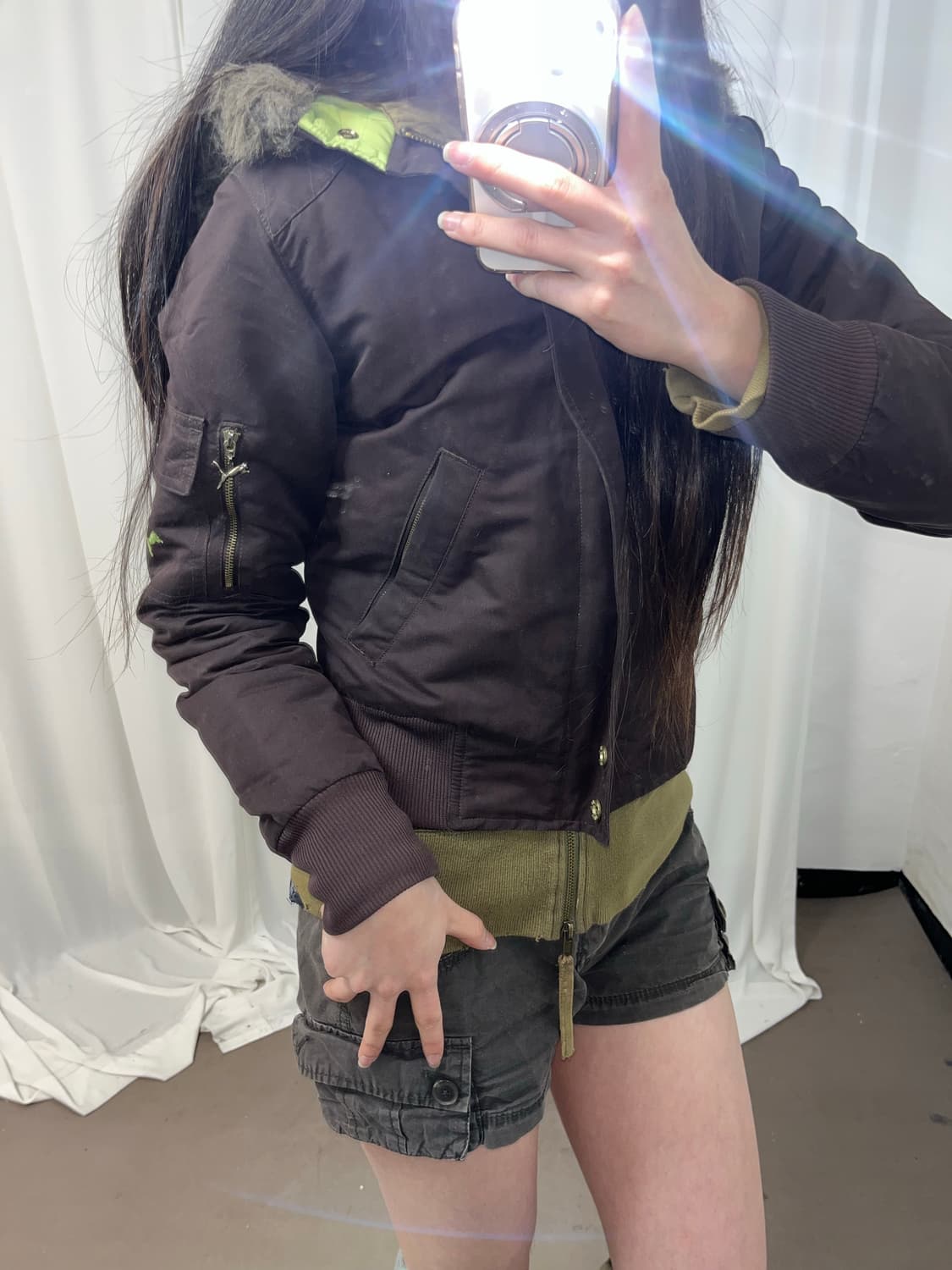 Puma 브라운 n2b 울프죠 패딩 상품이미지6