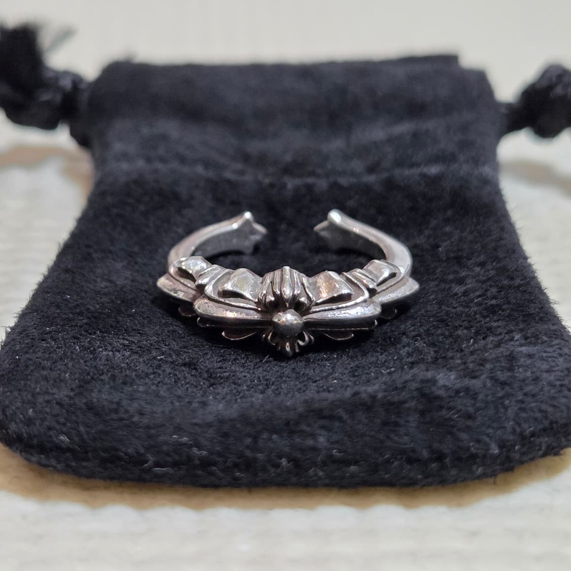 크롬하츠 베이비 더블 플로랄 링 US5.5 상품이미지1