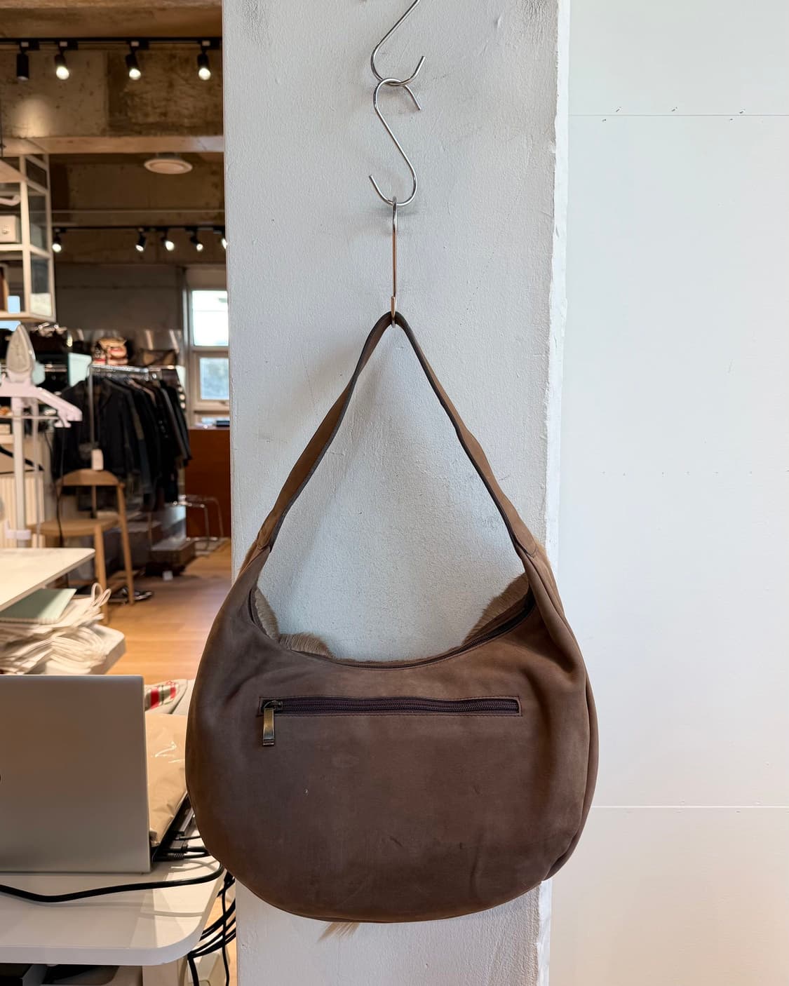 쌈지 브라운 송치 숄더백  상품이미지5