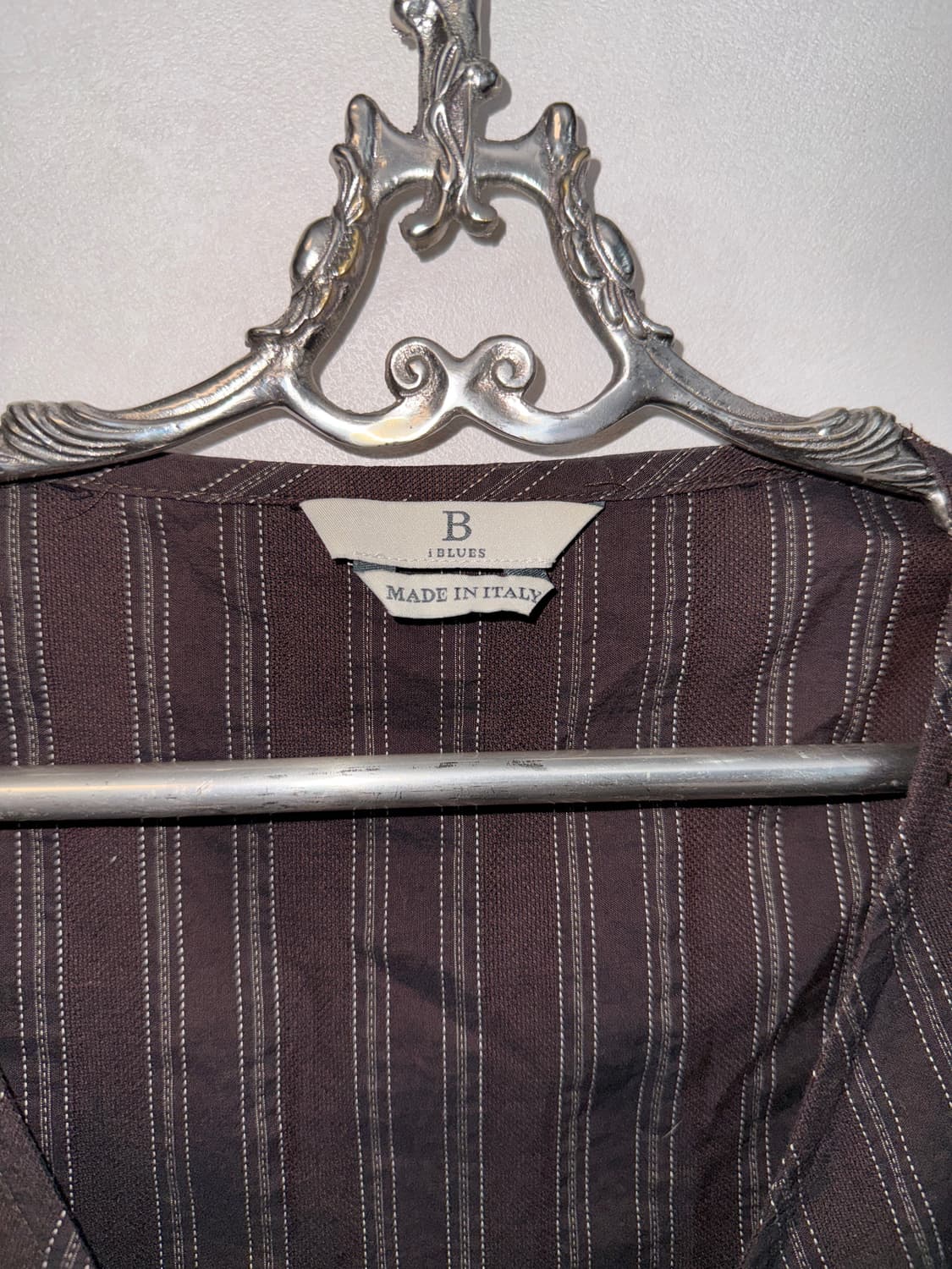 Iblues violet brown stripe wrap vest 상품이미지5