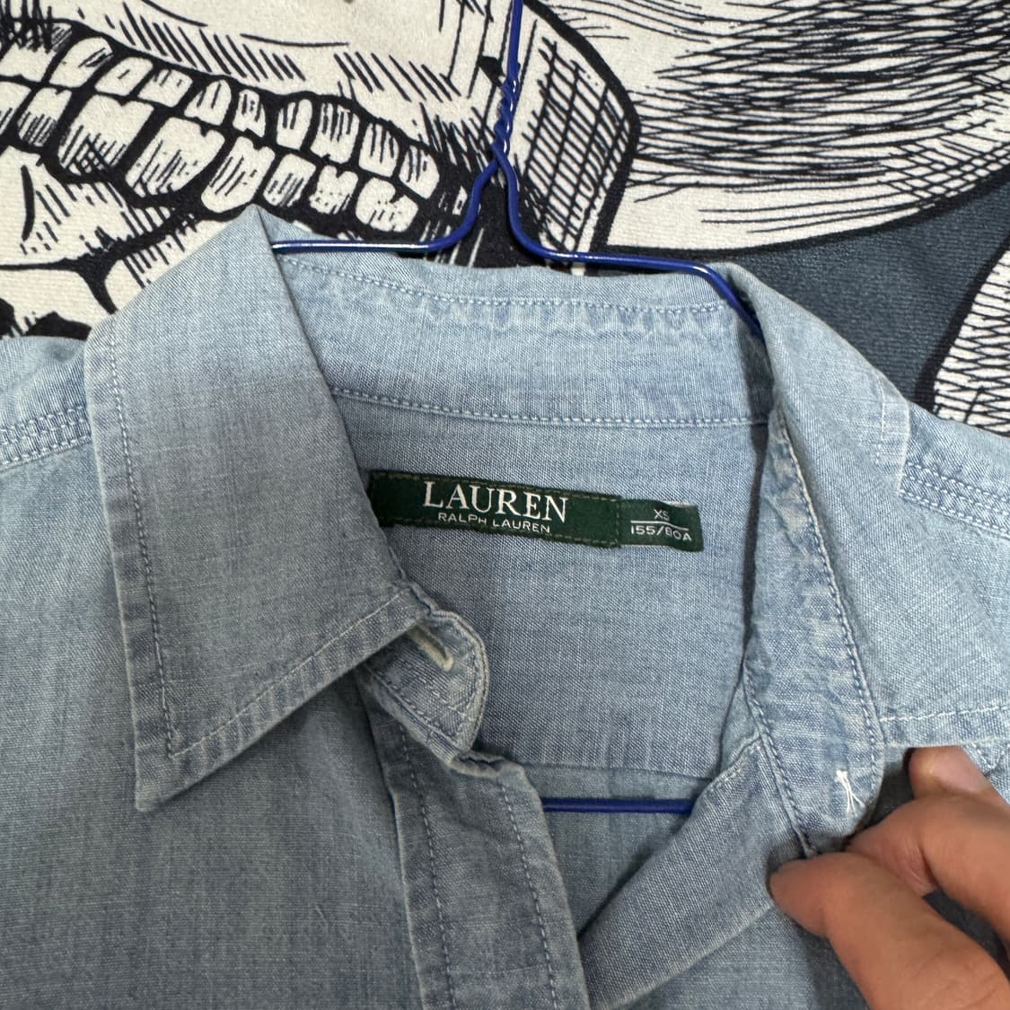 랄프로렌 데님셔츠 xs사이즈  상품이미지2