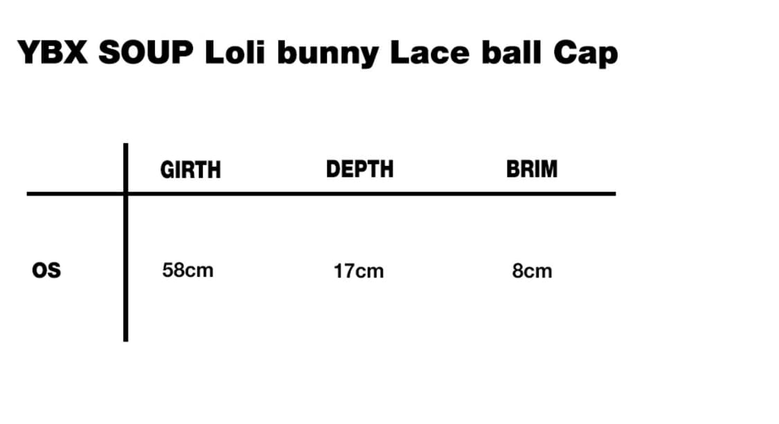 유쓰배쓰 Loli bunny Lace ball Cap_black 상품이미지2
