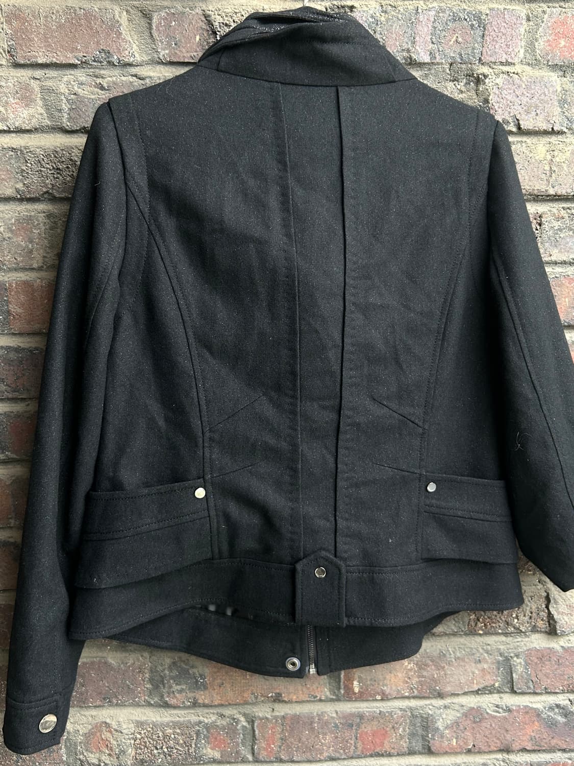 2000s vtg 락시크 블랙 보노넥 글리터 집업 상품이미지4