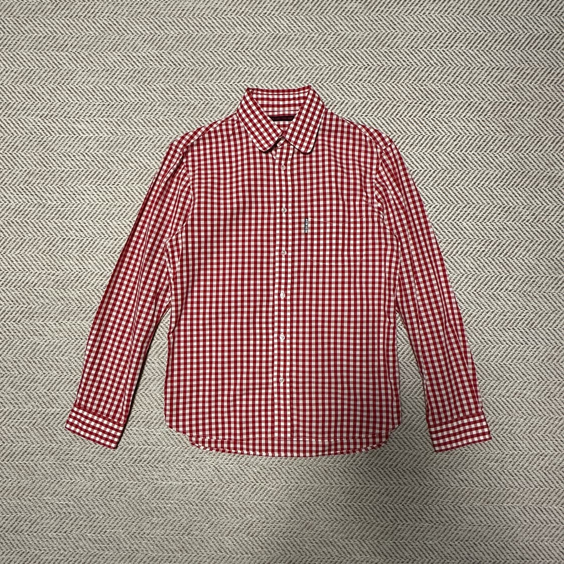 BLUE BLUE japan made check shirt red 상품이미지1