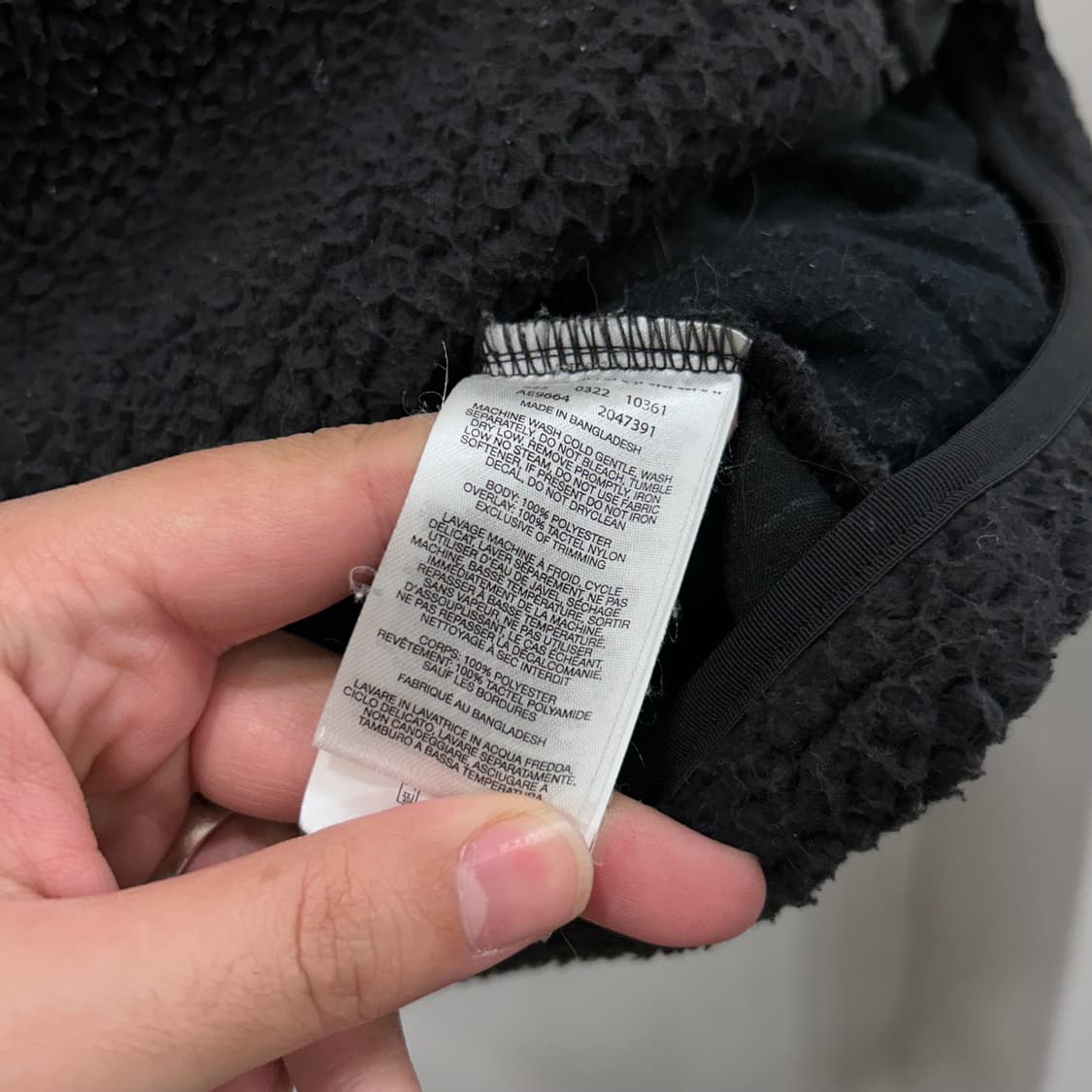 컬럼비아 와펜로고 체스트포켓 뽀글이 플리스 상품이미지4