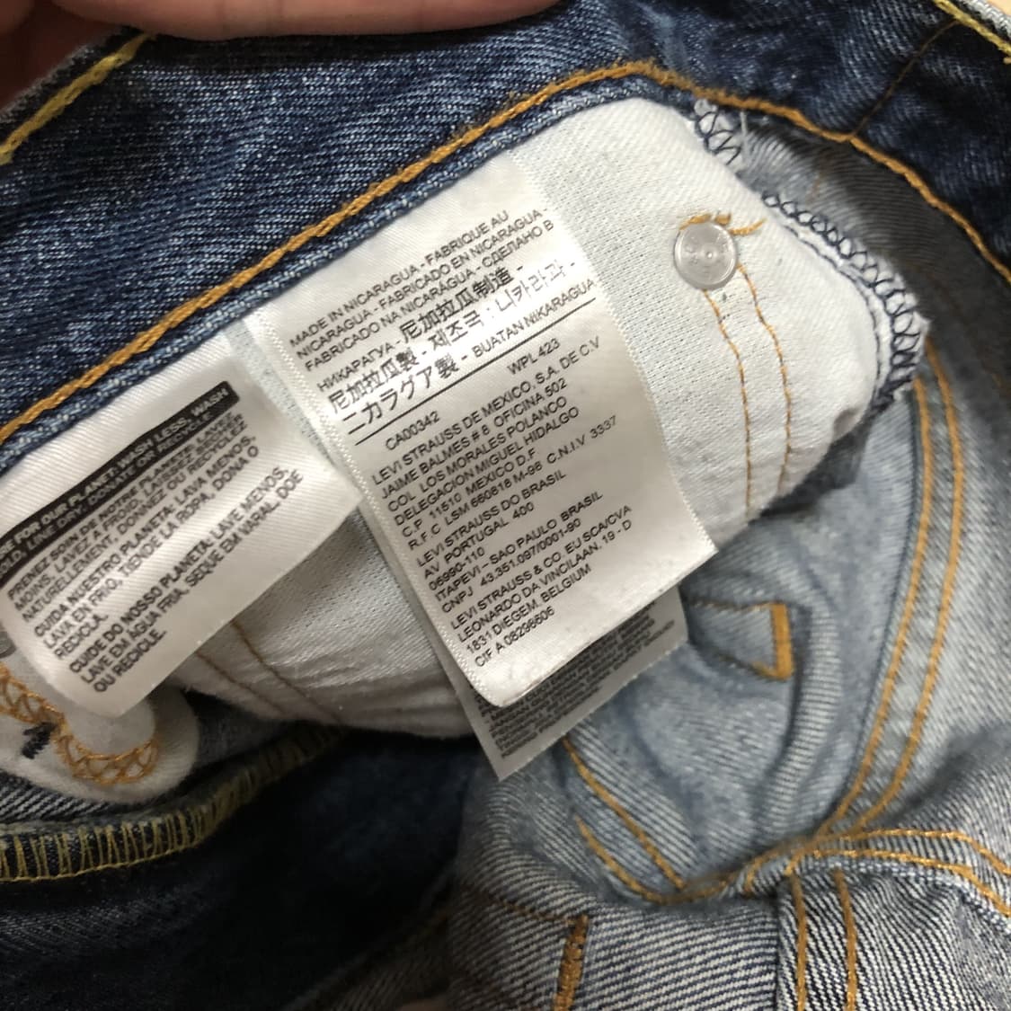 (31) 리바이스 Levi's 550 릴렉스드핏 중청 워시드 데님 상품이미지5