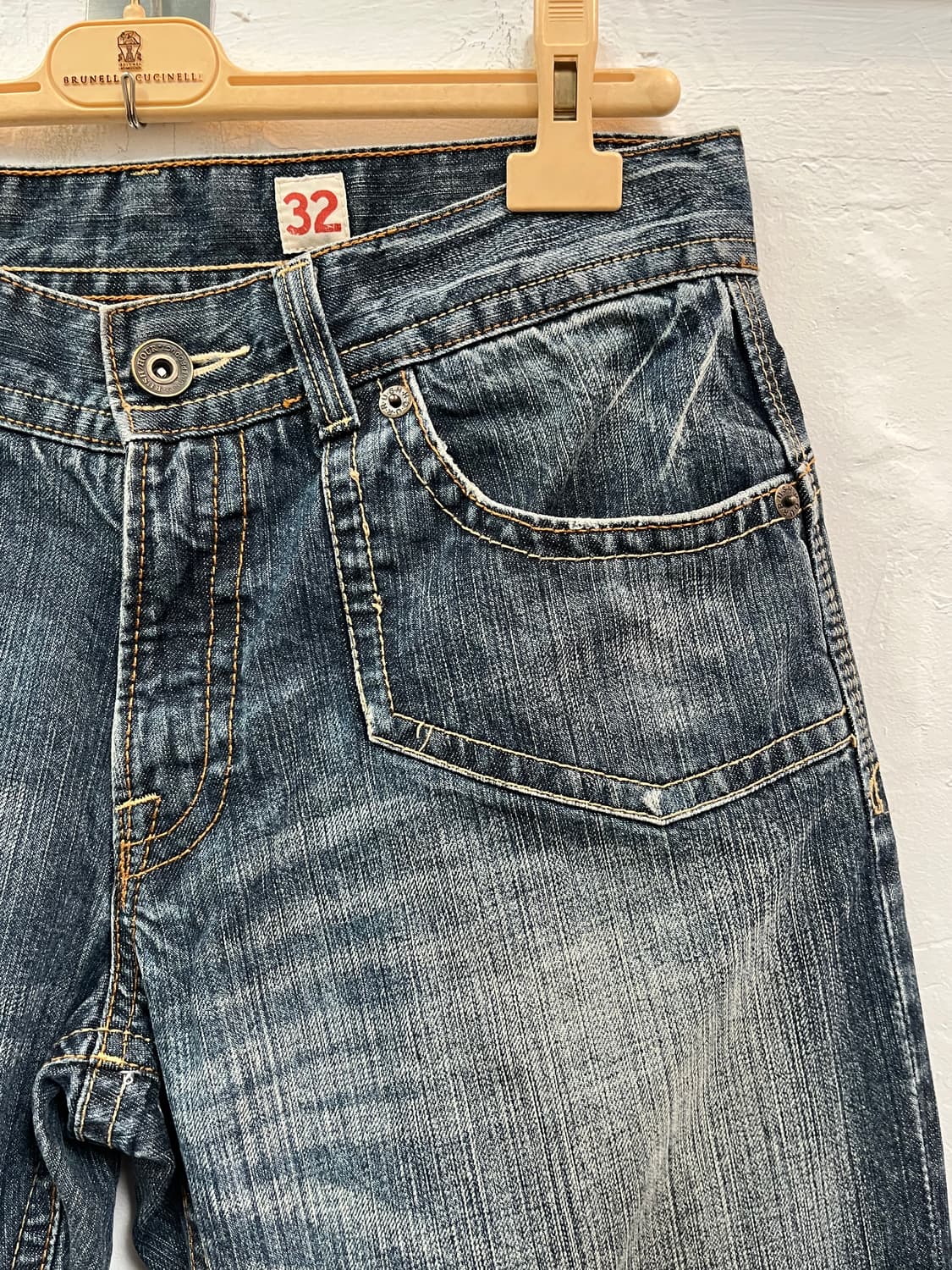 Rush Hour 빈티지 워싱 데님 팬츠 W32 상품이미지4