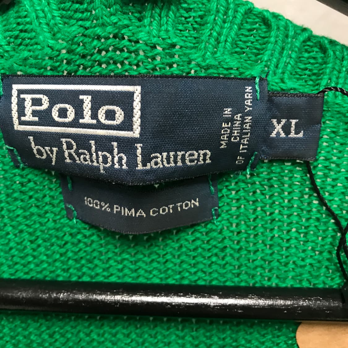 폴로 랄프로렌 니트 그린 XL 상품이미지5