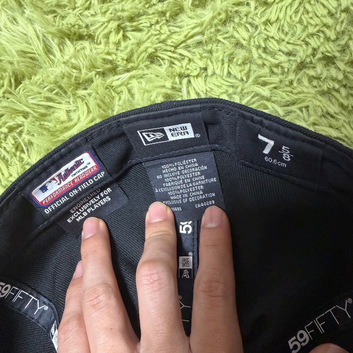 뉴에라 시카고 화이트삭스 블랙 모자 볼캡 스낵백 59fifty 59피프티 상품이미지3
