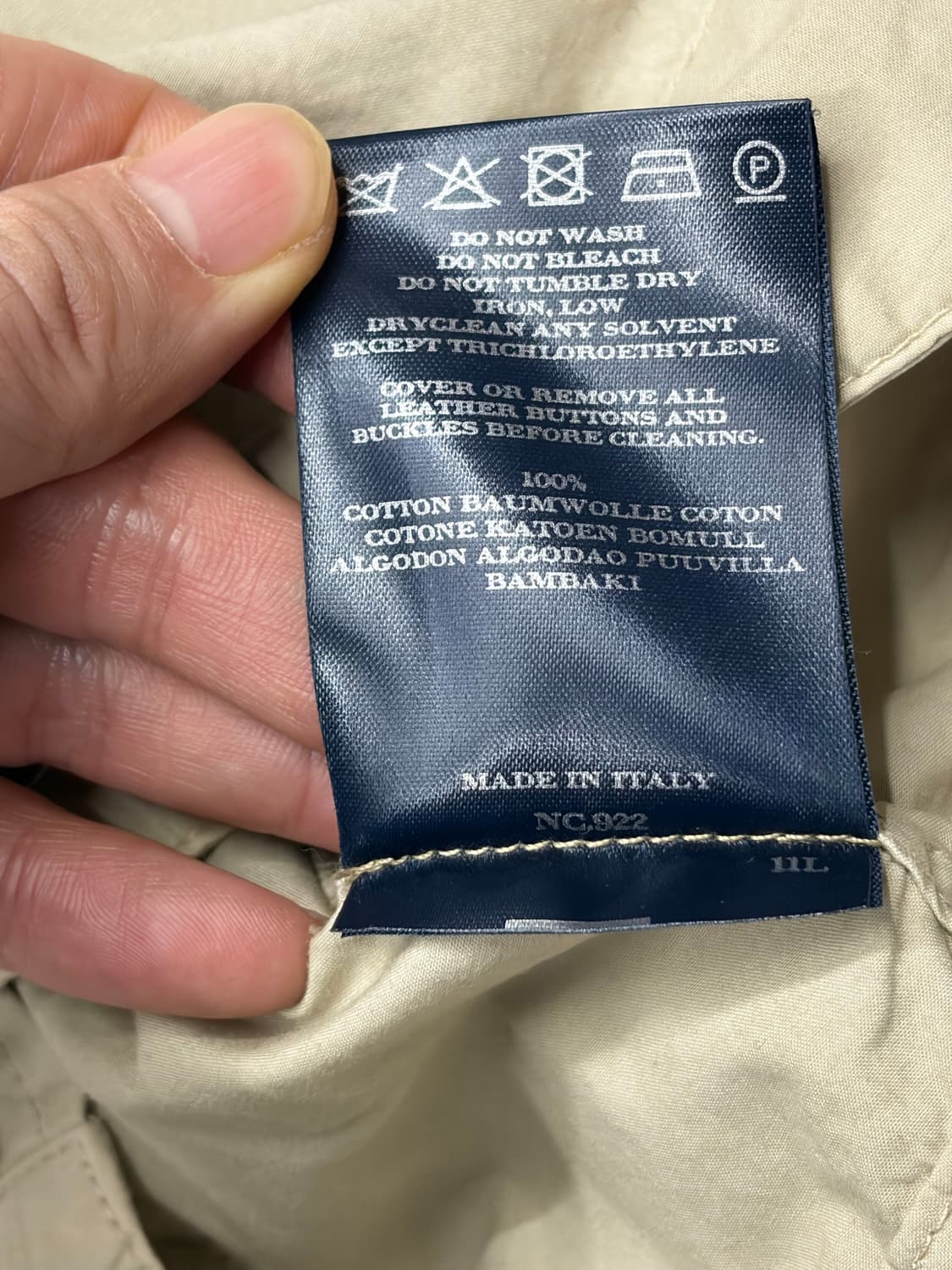 버버리 블루종 자켓 상품이미지10