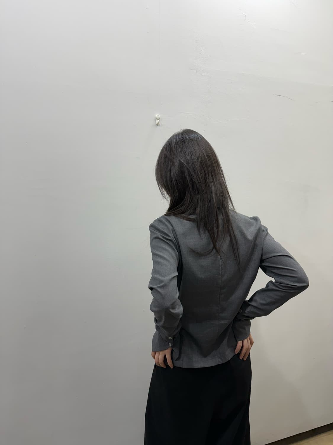 혜인서 프레피 무드 슬림 실루엣 셔츠 상품이미지5