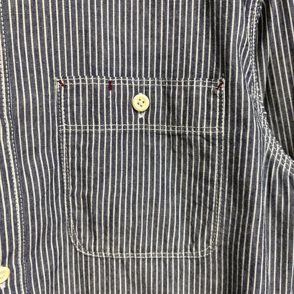 유니클로 히코리 워크셔츠 / M 상품이미지5